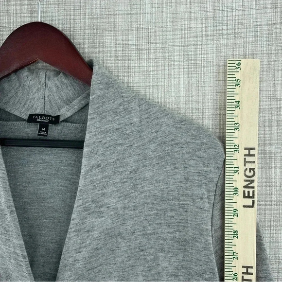 Talbots Womens Size M long sleeve button up wool bled cardigan sweater 1222 - Picture 6 of 8